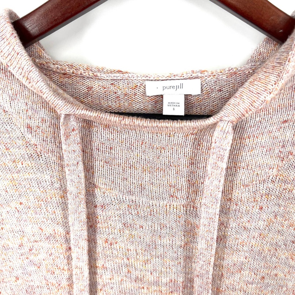 J. Jill Oversized Women’s Hooded Sweater Size S Small Blouse Shirt Top - Picture 3 of 6